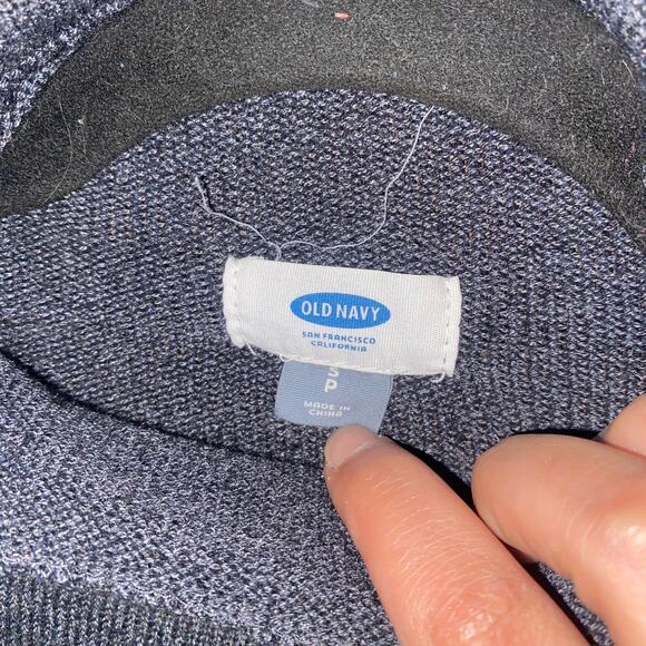 Old Navy Gray Knit Turtleneck Pullover Long Sleeve Top Women's Size Small - Picture 5 of 6